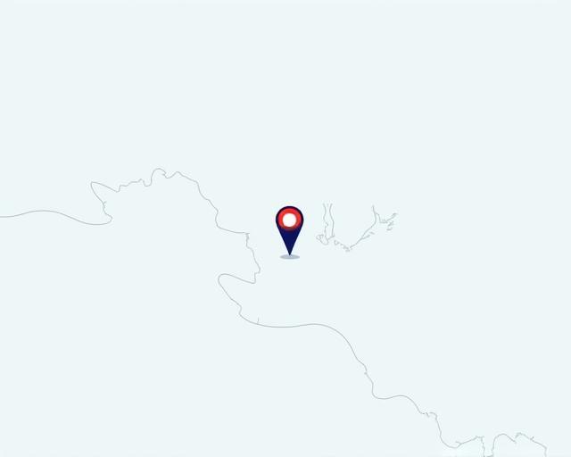 Map showing a pin in the center of Vienna, Austria
